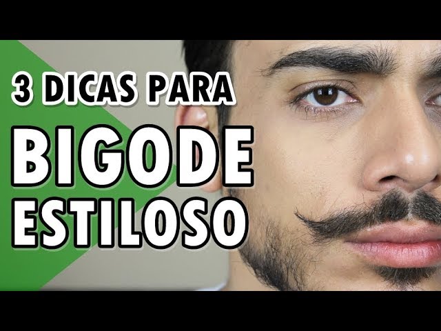 COMO FAZER BIGODE ESTILOSO MUSTACHE DICAS MASCULINAS Fhits TV