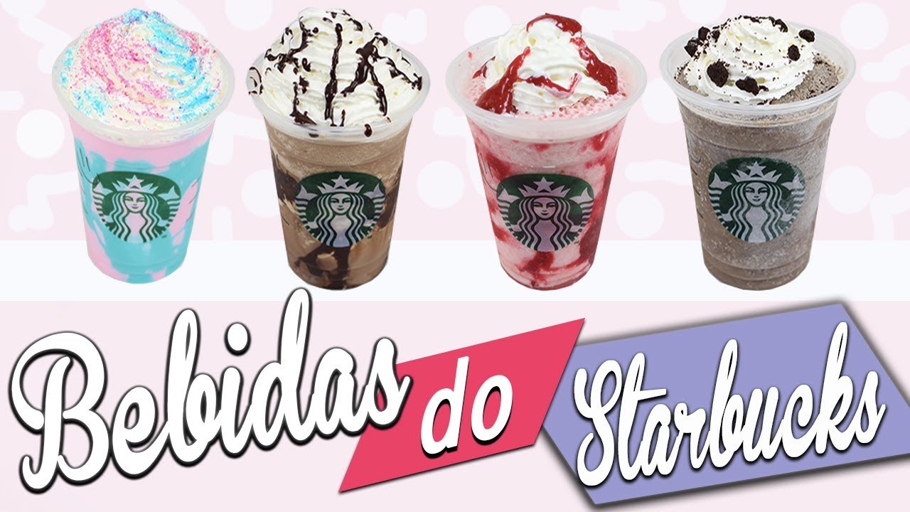 4 Receitas Fáceis Starbucks Frappuccino Unicórnio, Oreo